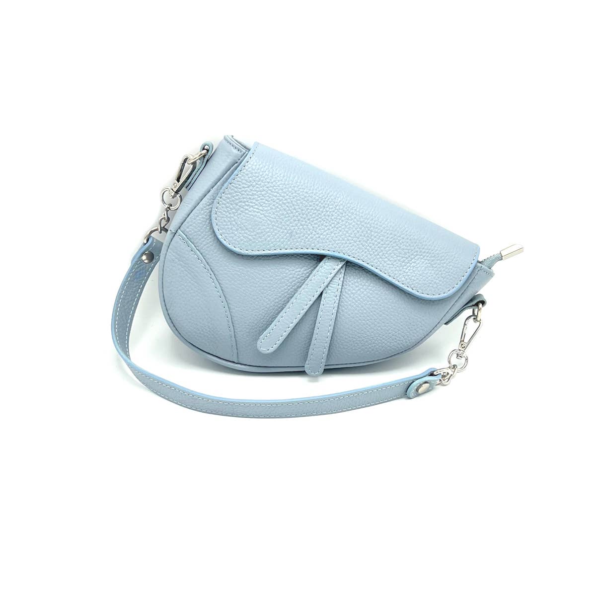 Genuine leather saddle bag