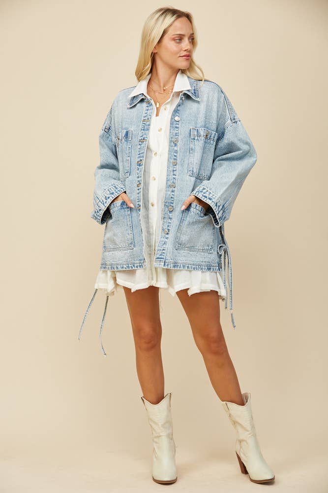 FESTIVAL: Oversized Denim Jacket