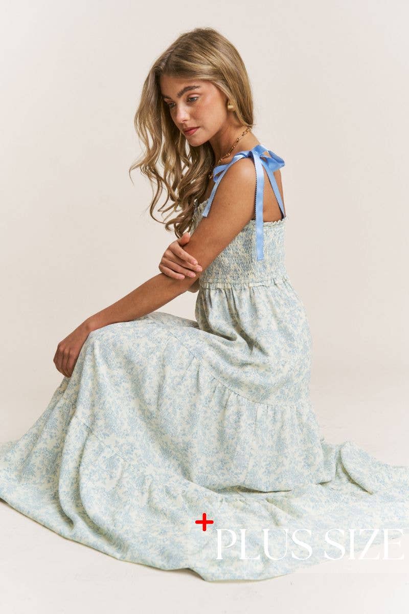 MEADOW: Floral Tiered Maxi Dress