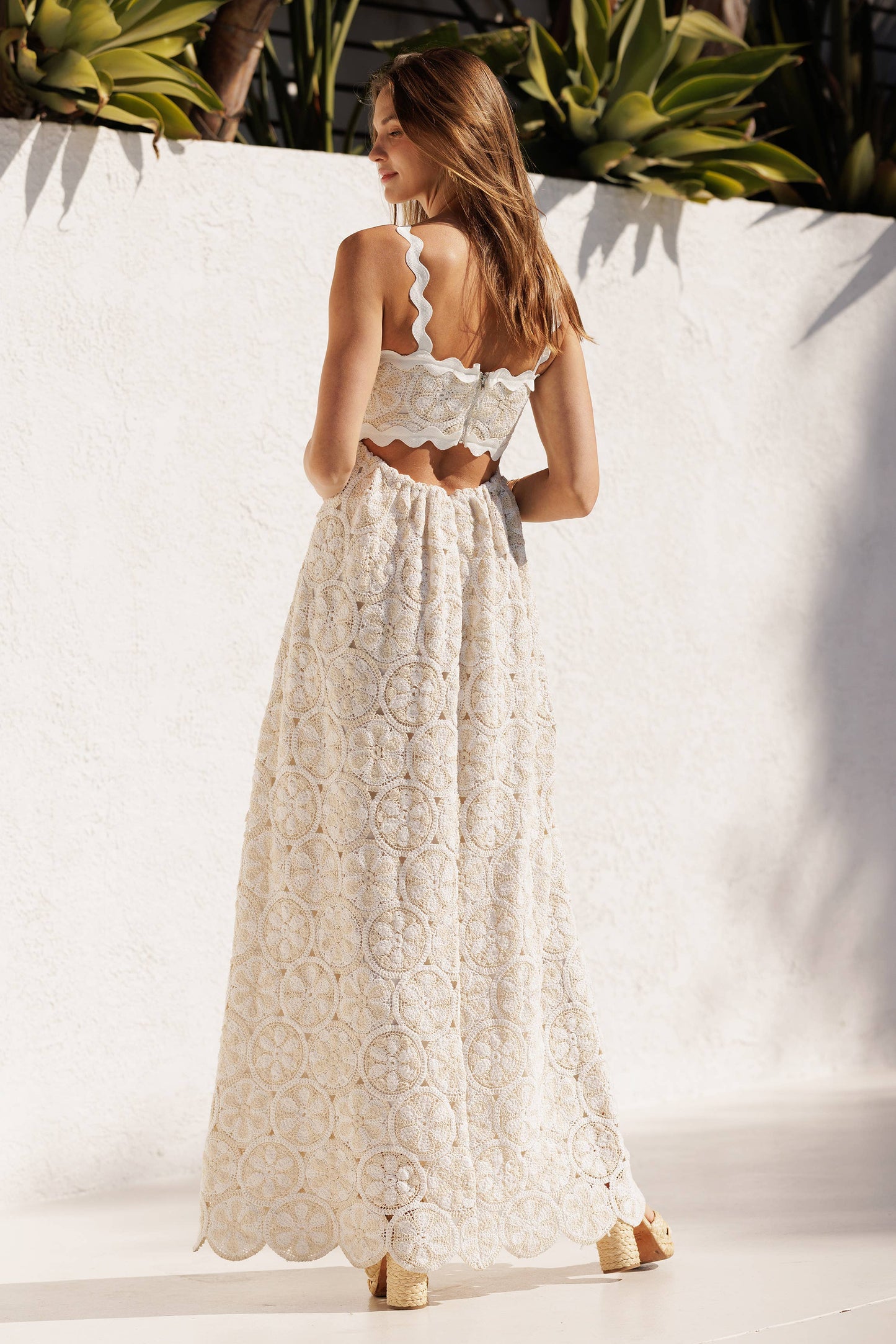 CICI: Crochet Maxi Dress