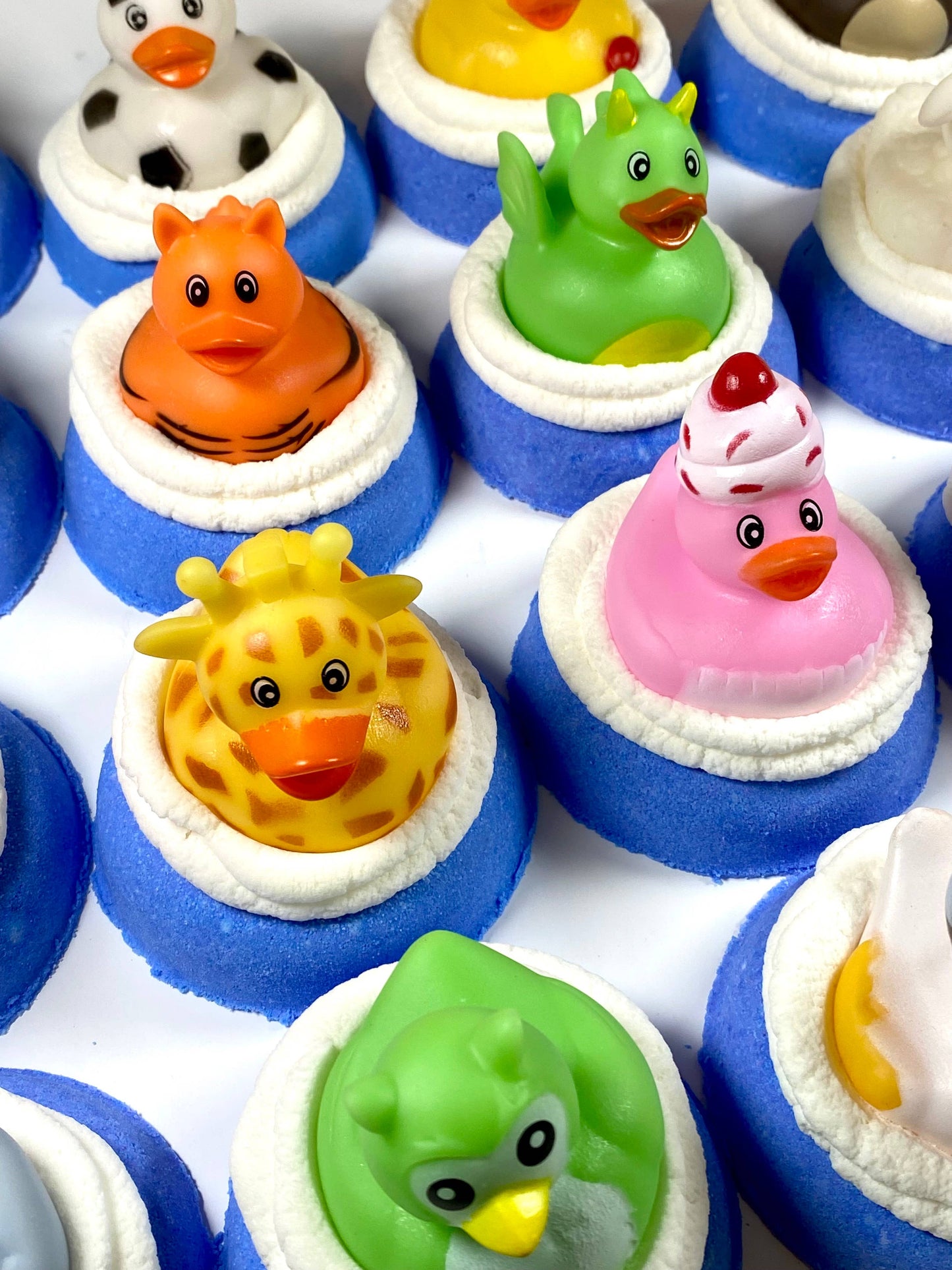 Rubber Duck on Donut Bath Bomb