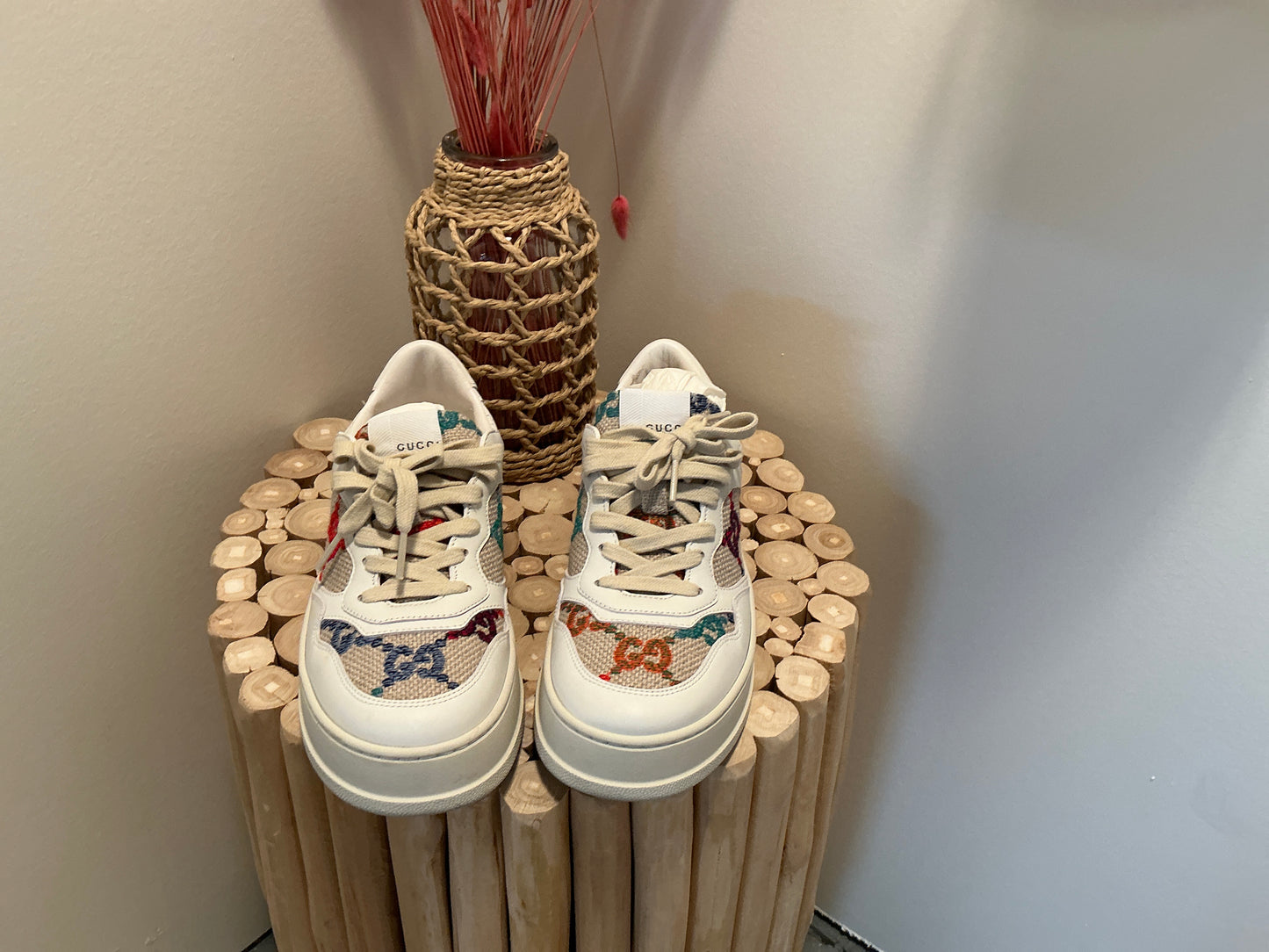 Gucci Platform Sneakers: Size 38