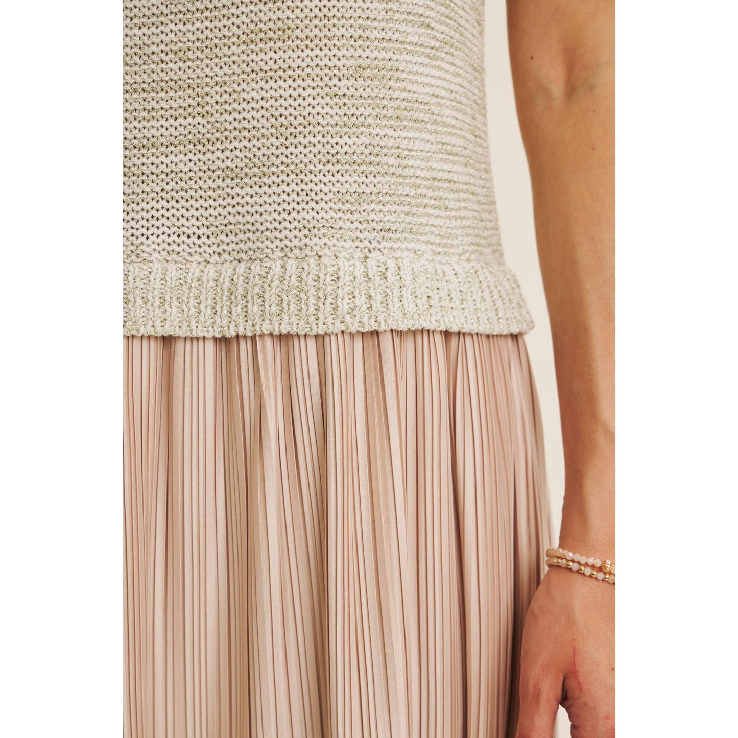 CHRISTINA- Twofer Midi Dress