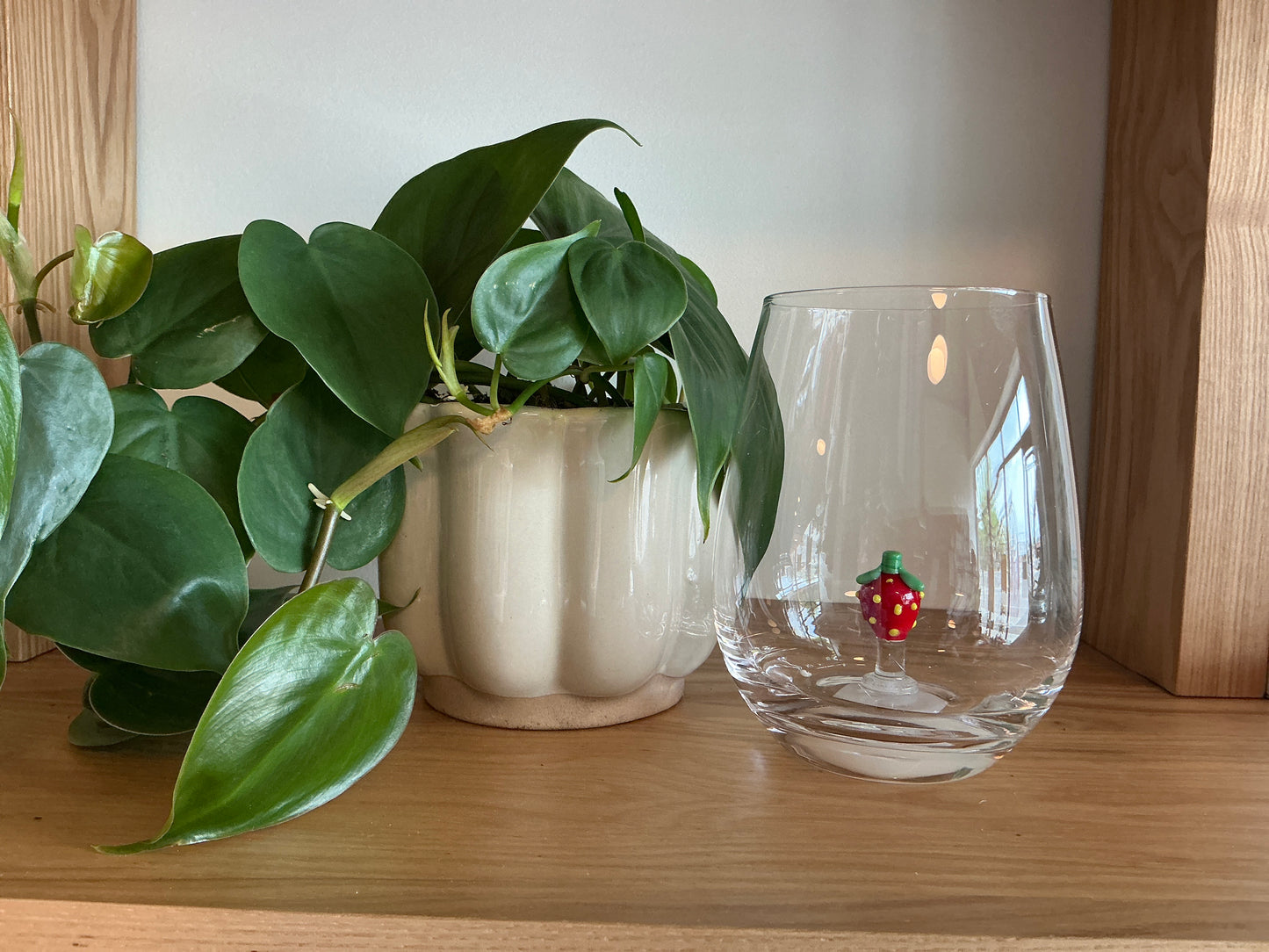 Wine Glass With Ornament