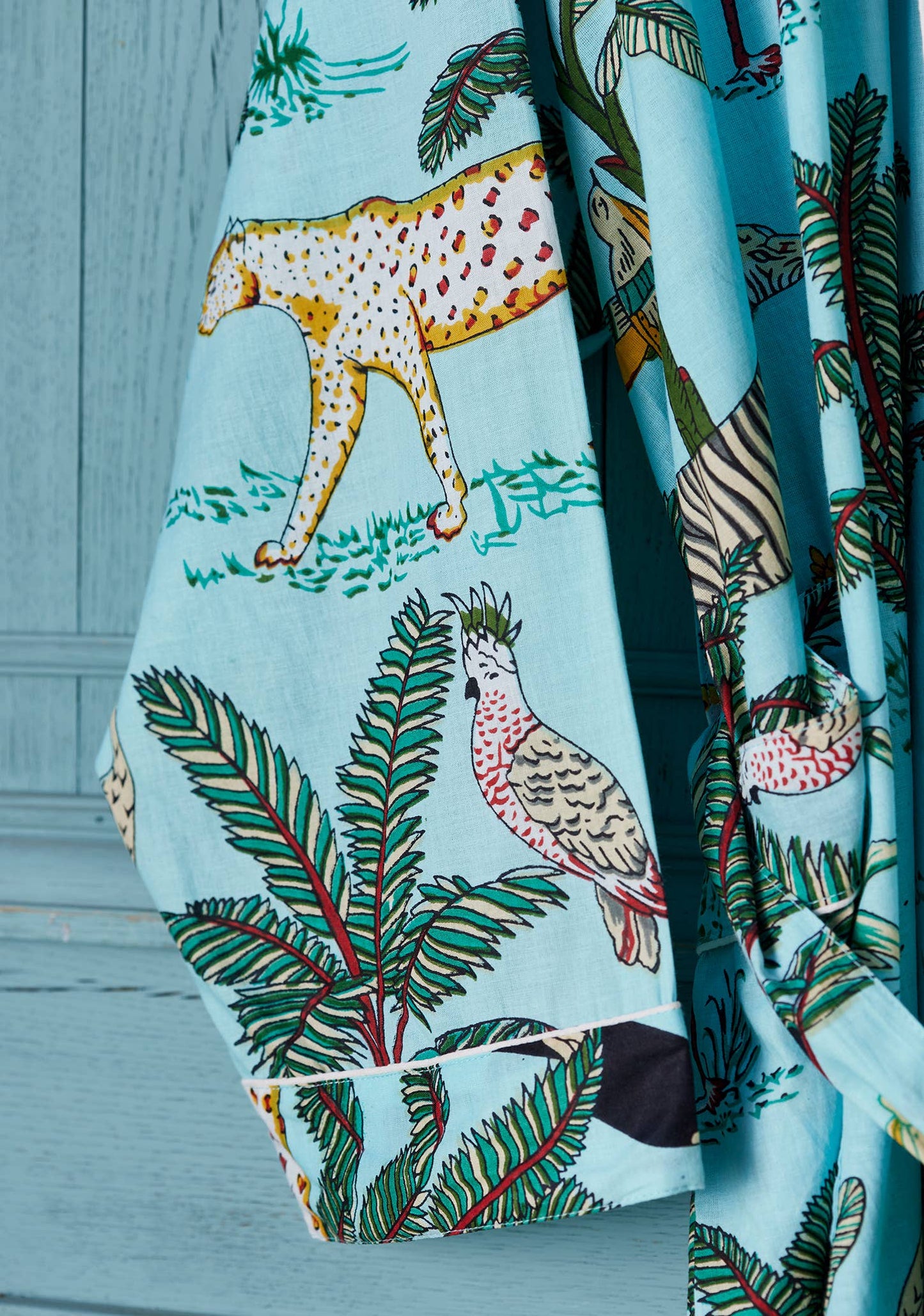 Jungle Print Robe - Jade