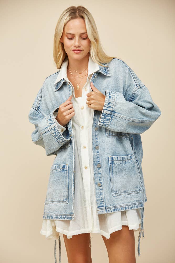 FESTIVAL: Oversized Denim Jacket