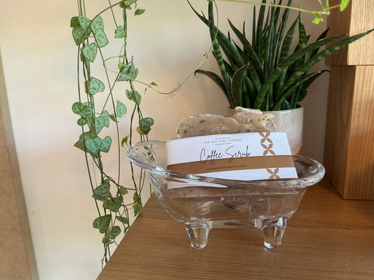 Glass Bathtub Soap Dish