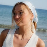 MINI ROUND PEARL PENDANT NECKLACE