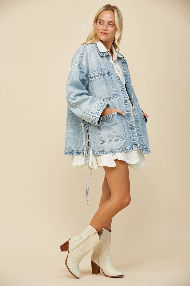 FESTIVAL: Oversized Denim Jacket
