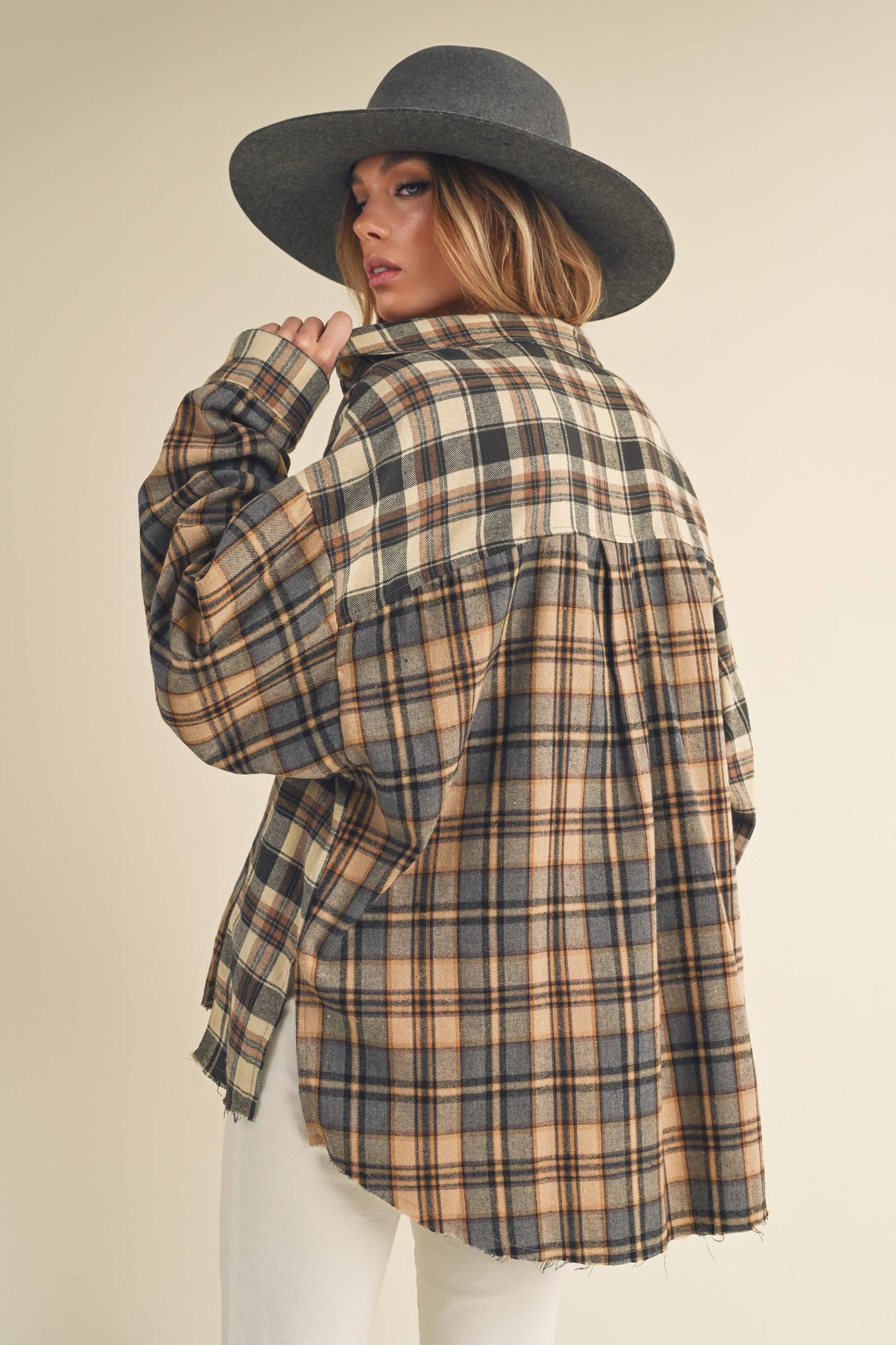 KACEY: Flannel Shirt