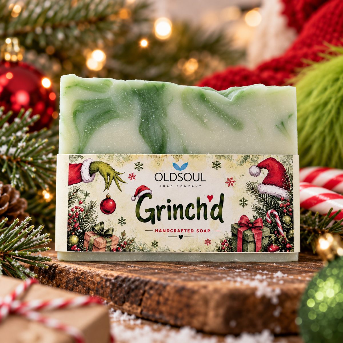 Grinch’d Christmas Soap