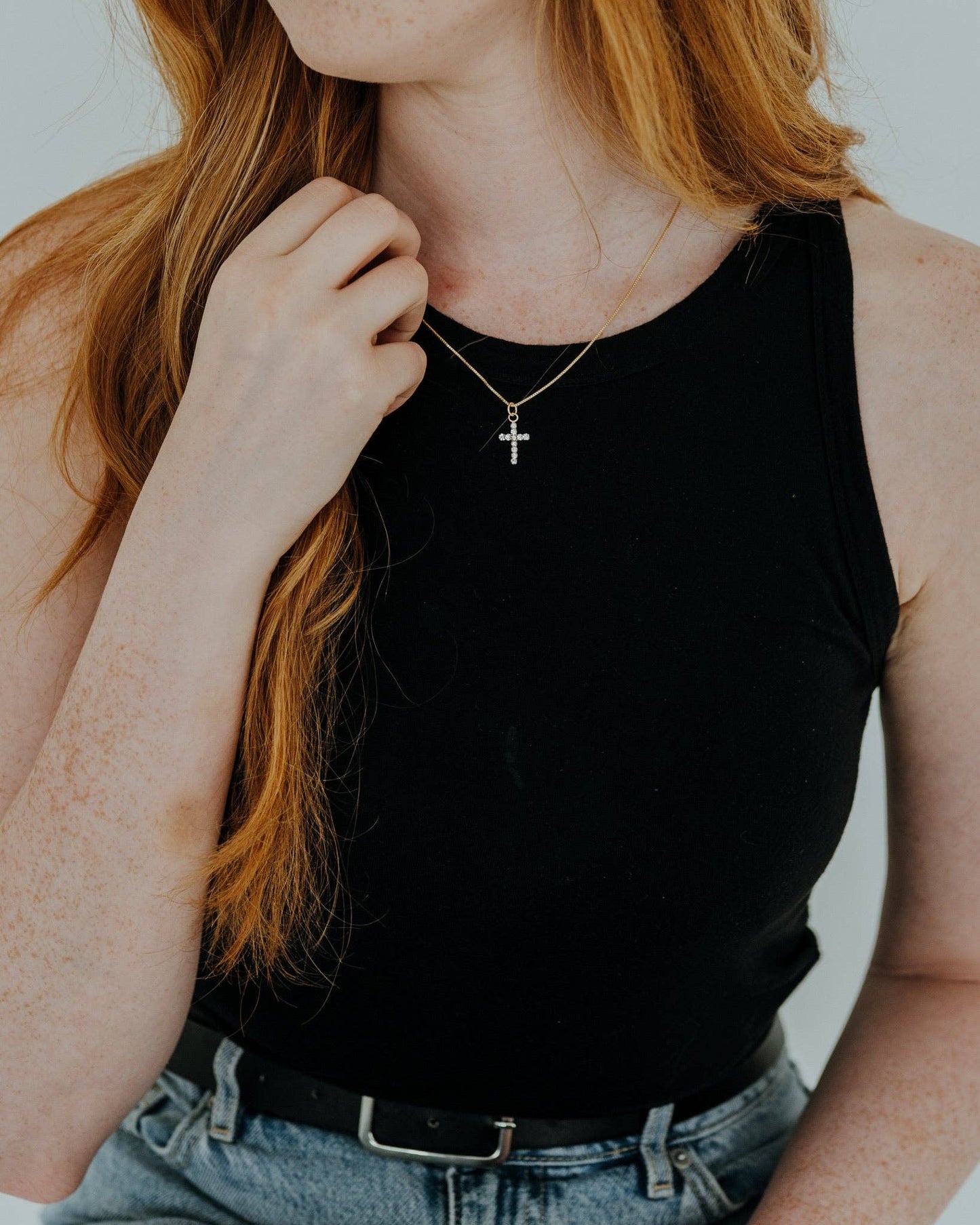 Diamond Cross Necklace