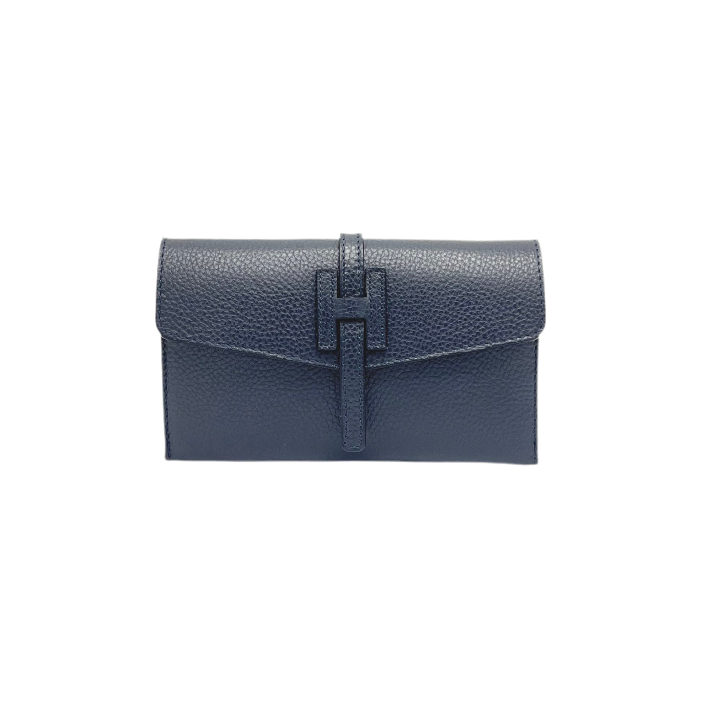 Genuine leather mini clutch bag, Made in Italy