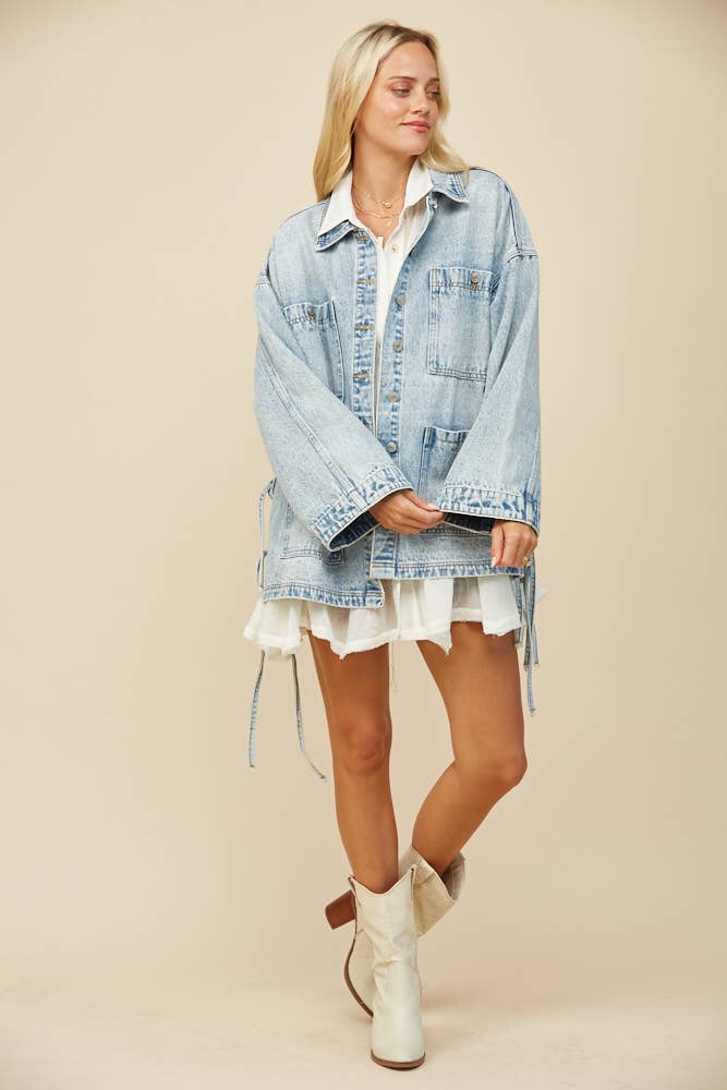 FESTIVAL: Oversized Denim Jacket