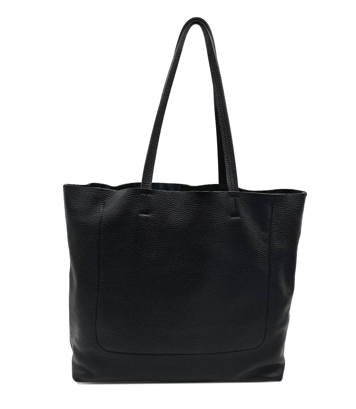 Genuine leather shopping bag,Made in Italy,