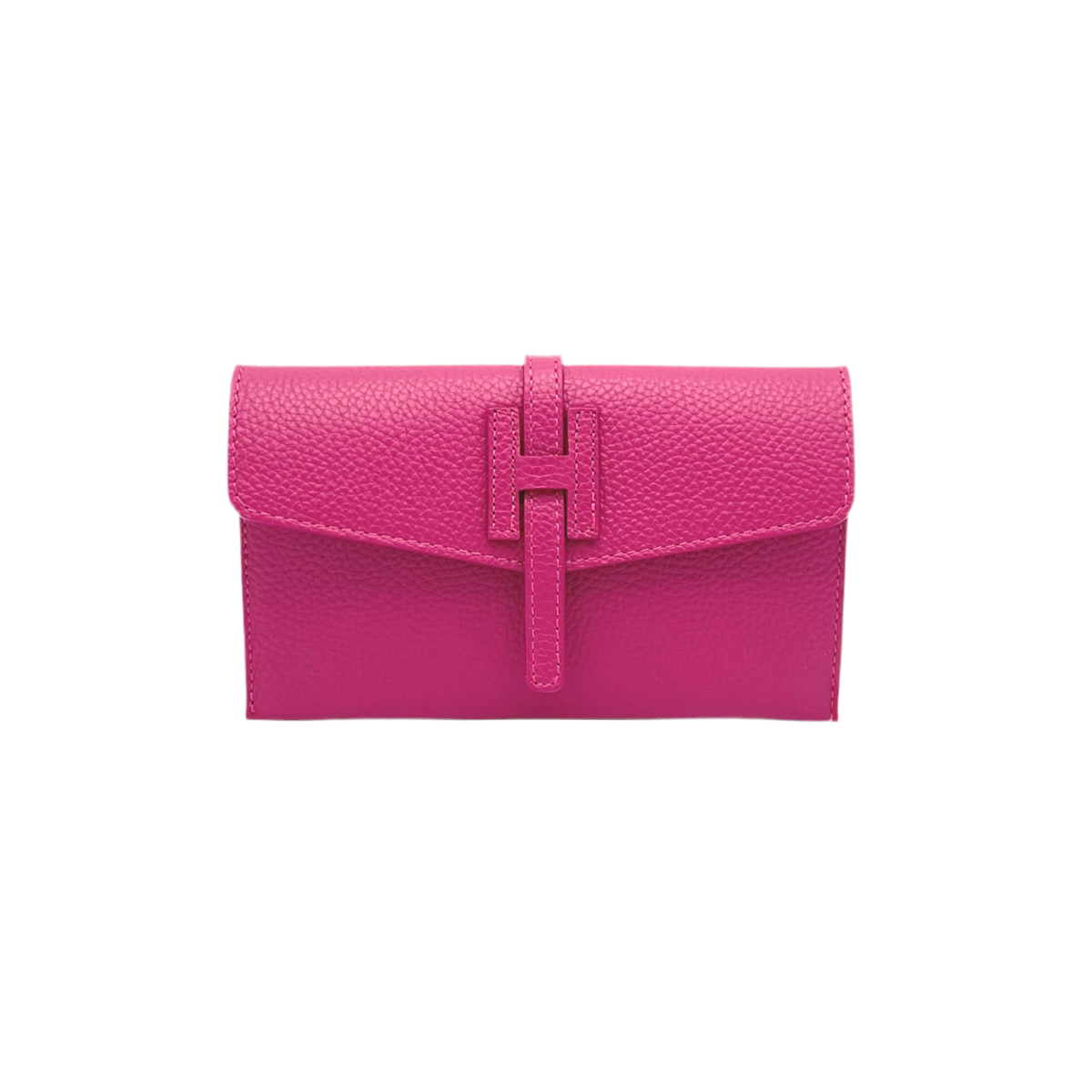 Genuine leather mini clutch bag, Made in Italy