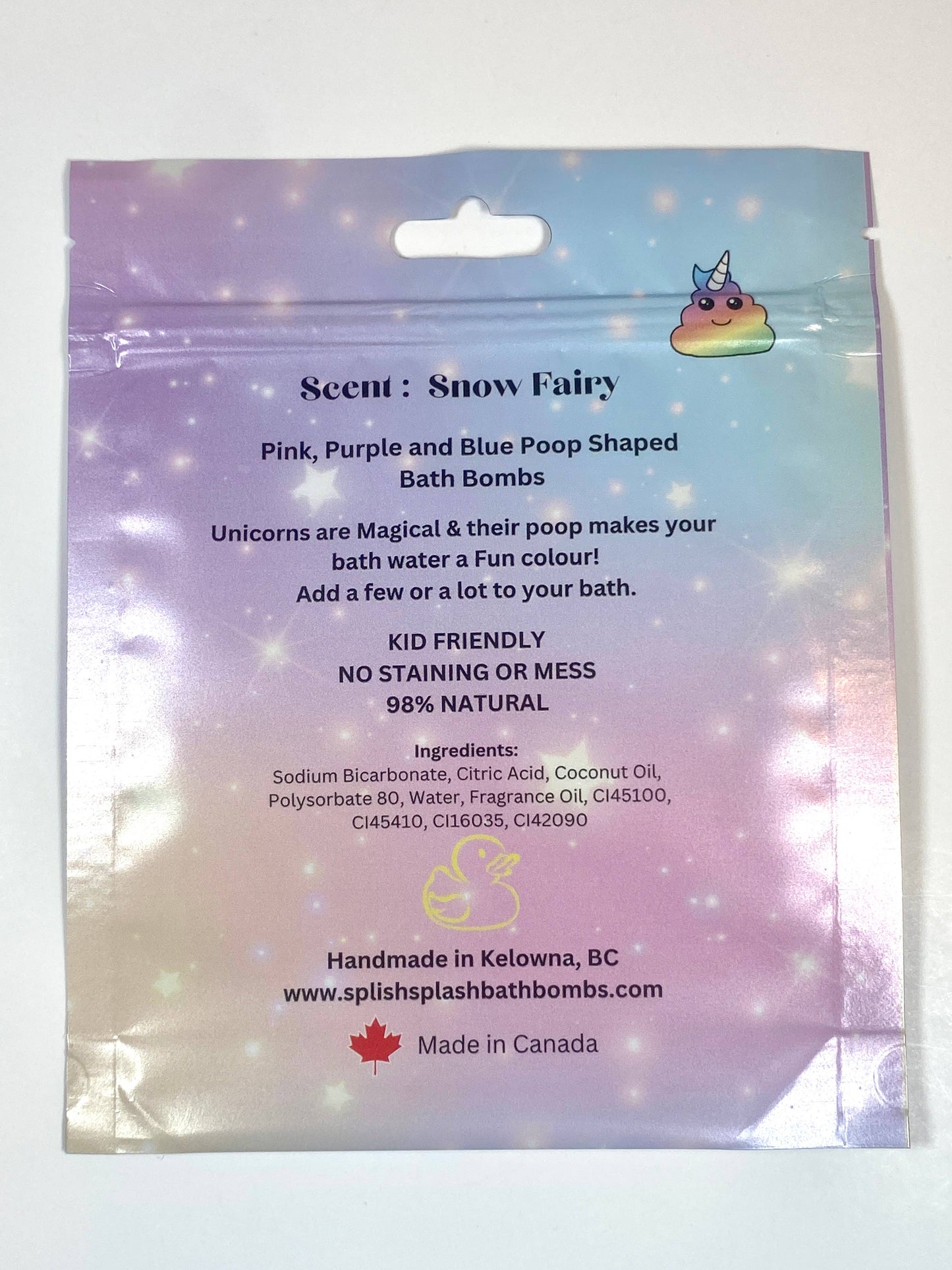 Unicorn Poop Mini Bath Bombs