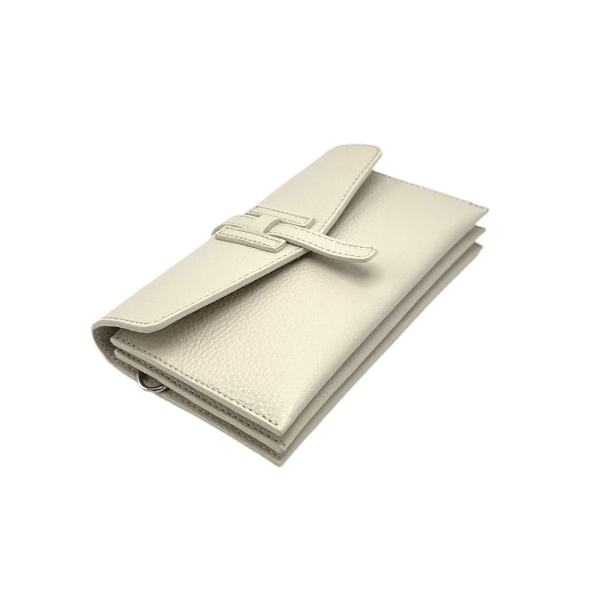 Genuine leather mini clutch bag, Made in Italy