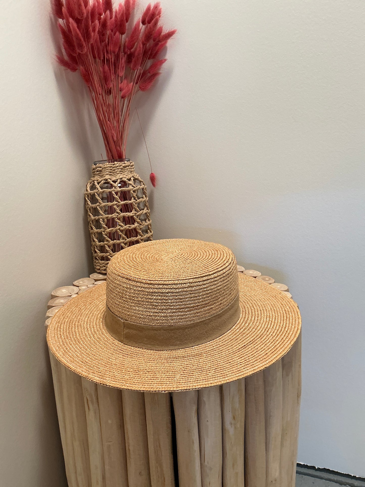 Lock Of Color Straw Hat: Size M