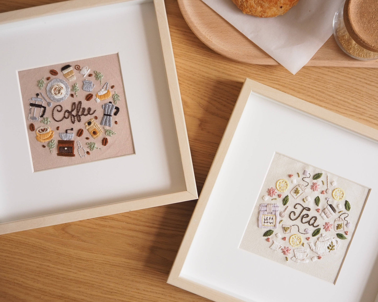 DIY Embroidery Kit Coffee Lover from Coffee & Tea Collection