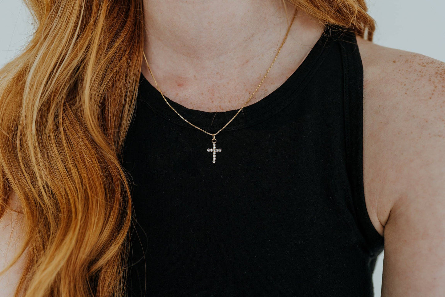 Diamond Cross Necklace