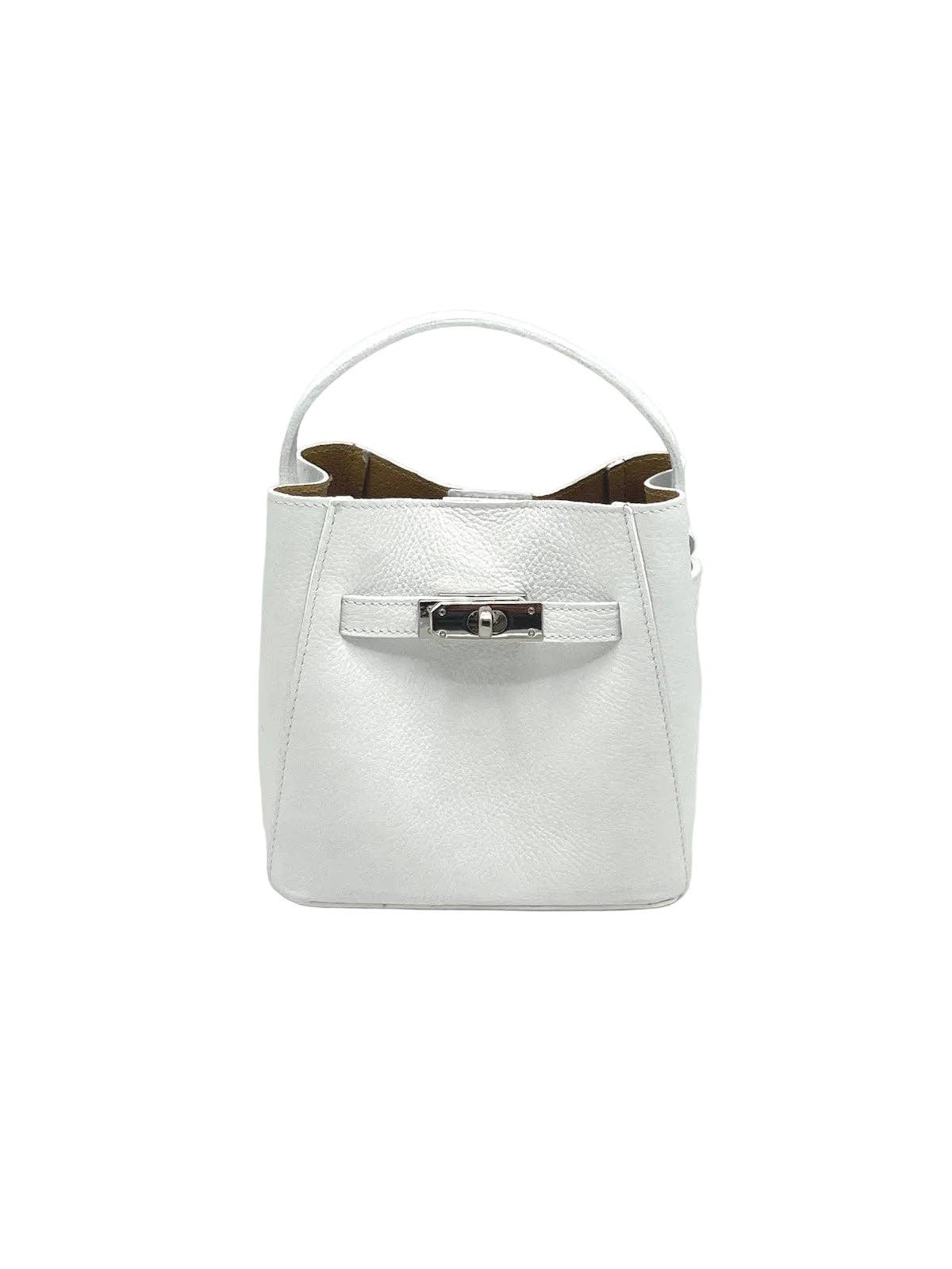 TATE: Leather Mini Shoulder Bag