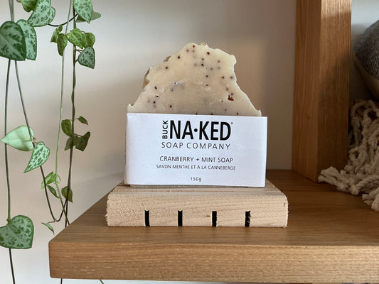 Wooden soap dish