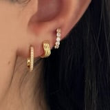 LINA HUGGIE EARRINGS