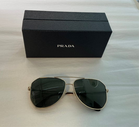 Prada Aviators: PR63y Size 61/14
