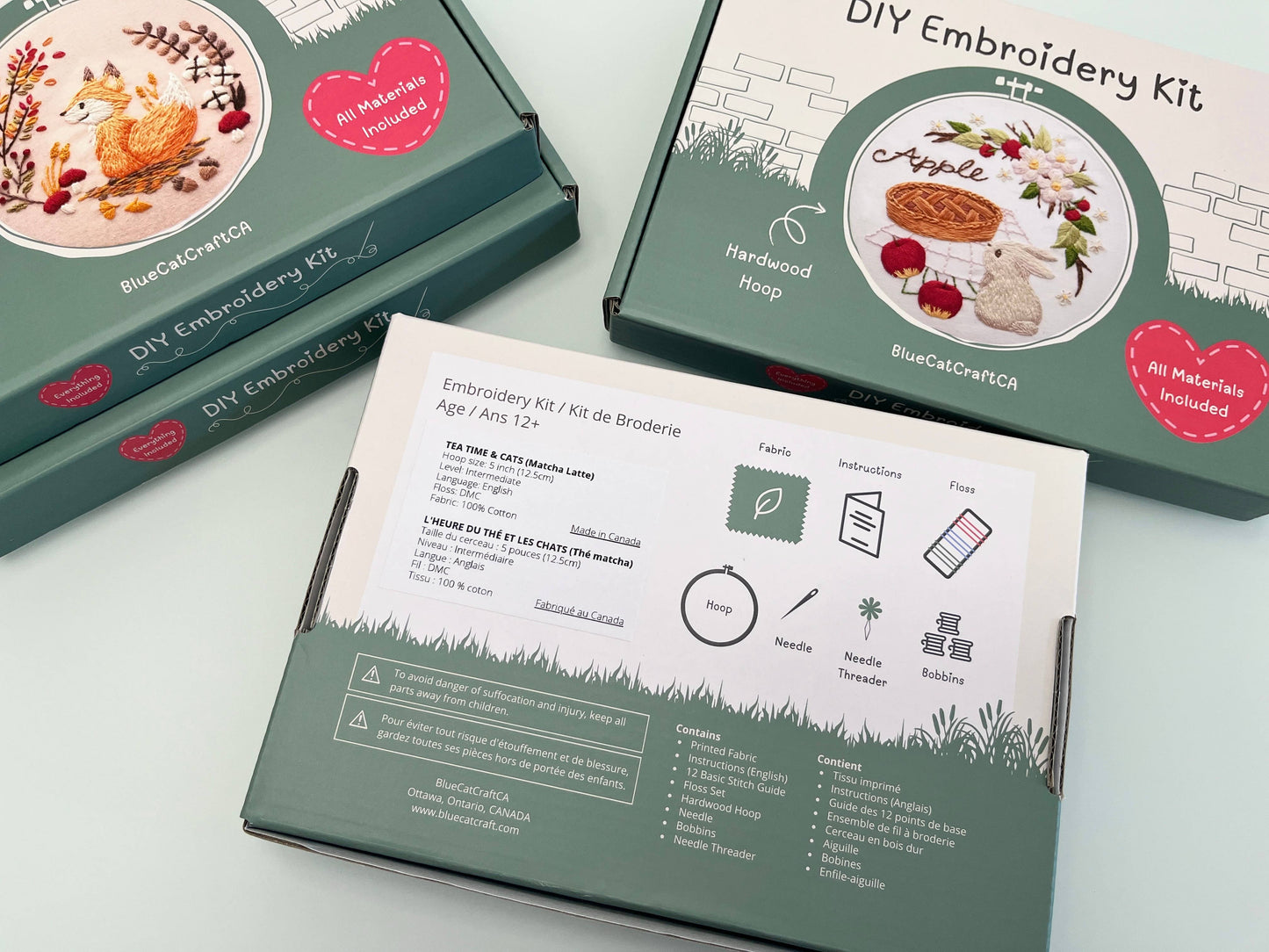 DIY Embroidery Kit Teddy Bear from Swing & Plushy Collection