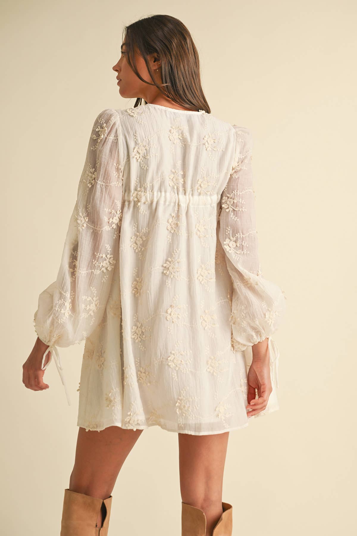 SAWYER: Long Sleeve Mini Dress