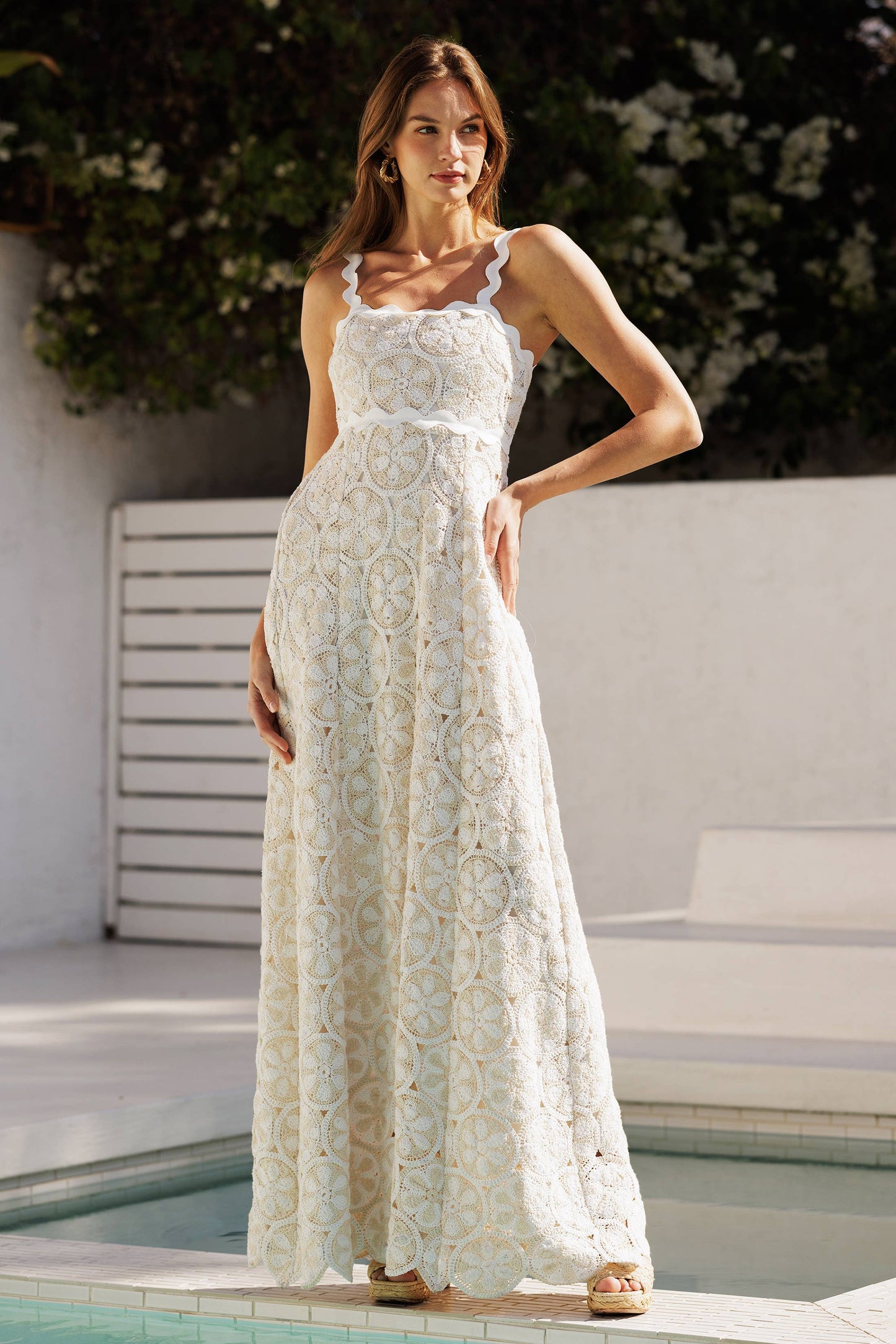 CICI: Crochet Maxi Dress