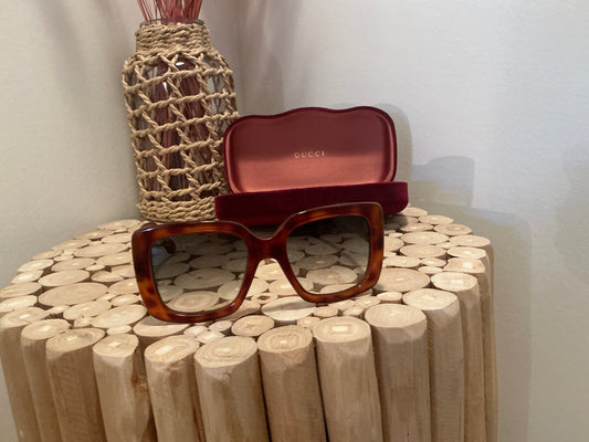 Gucci Tortoise Shell Square Sunglasses
