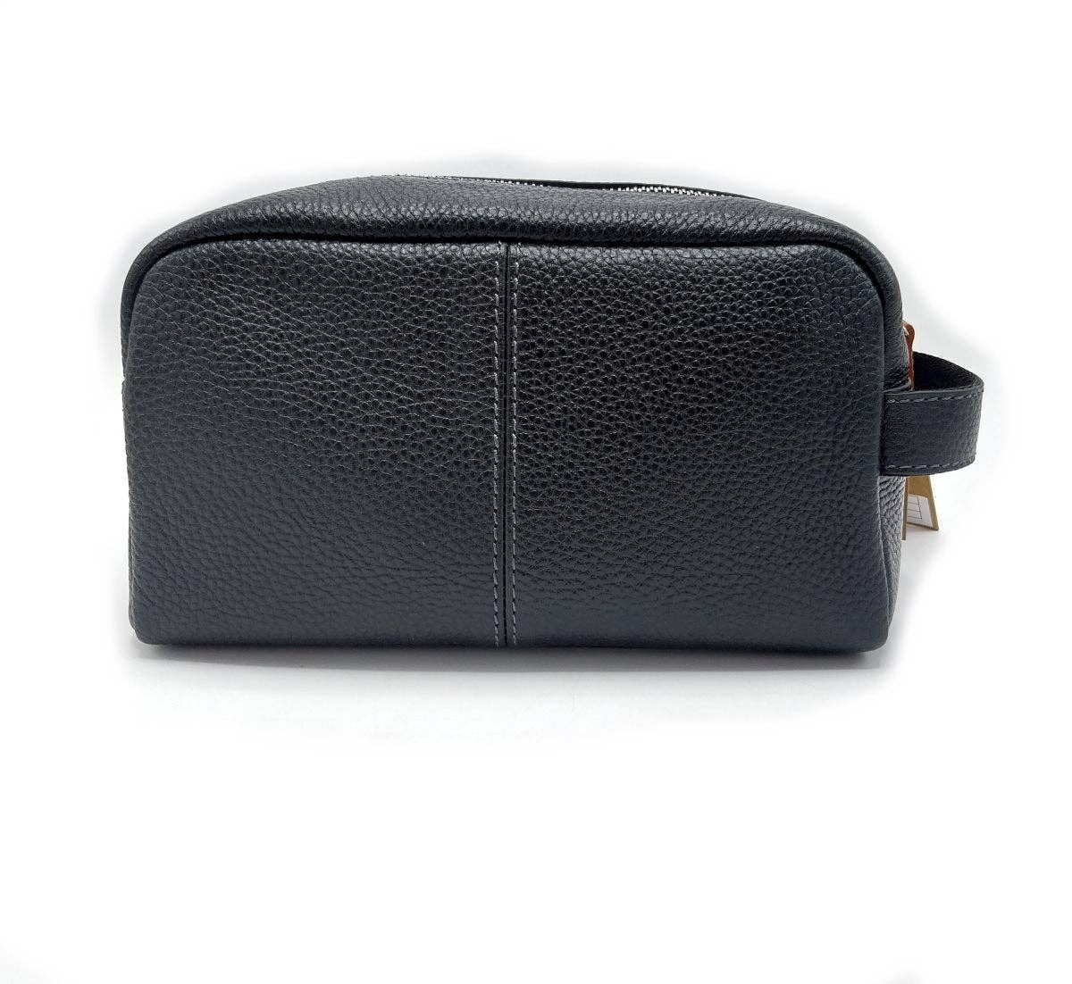 Genuine leather beauty case, for men