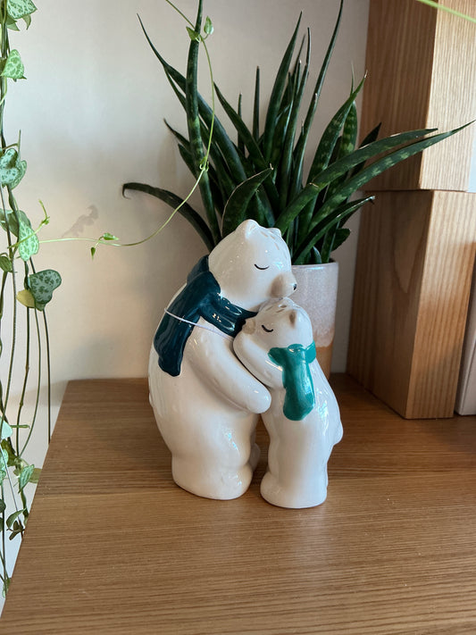 Hugging Polar Bears Salt & Pepper Shakers