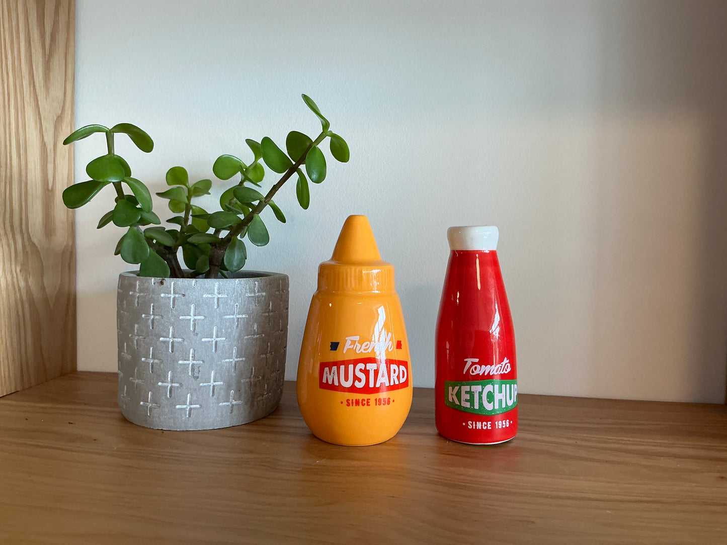 Ketchup & Mustard Salt & Pepper Shakers
