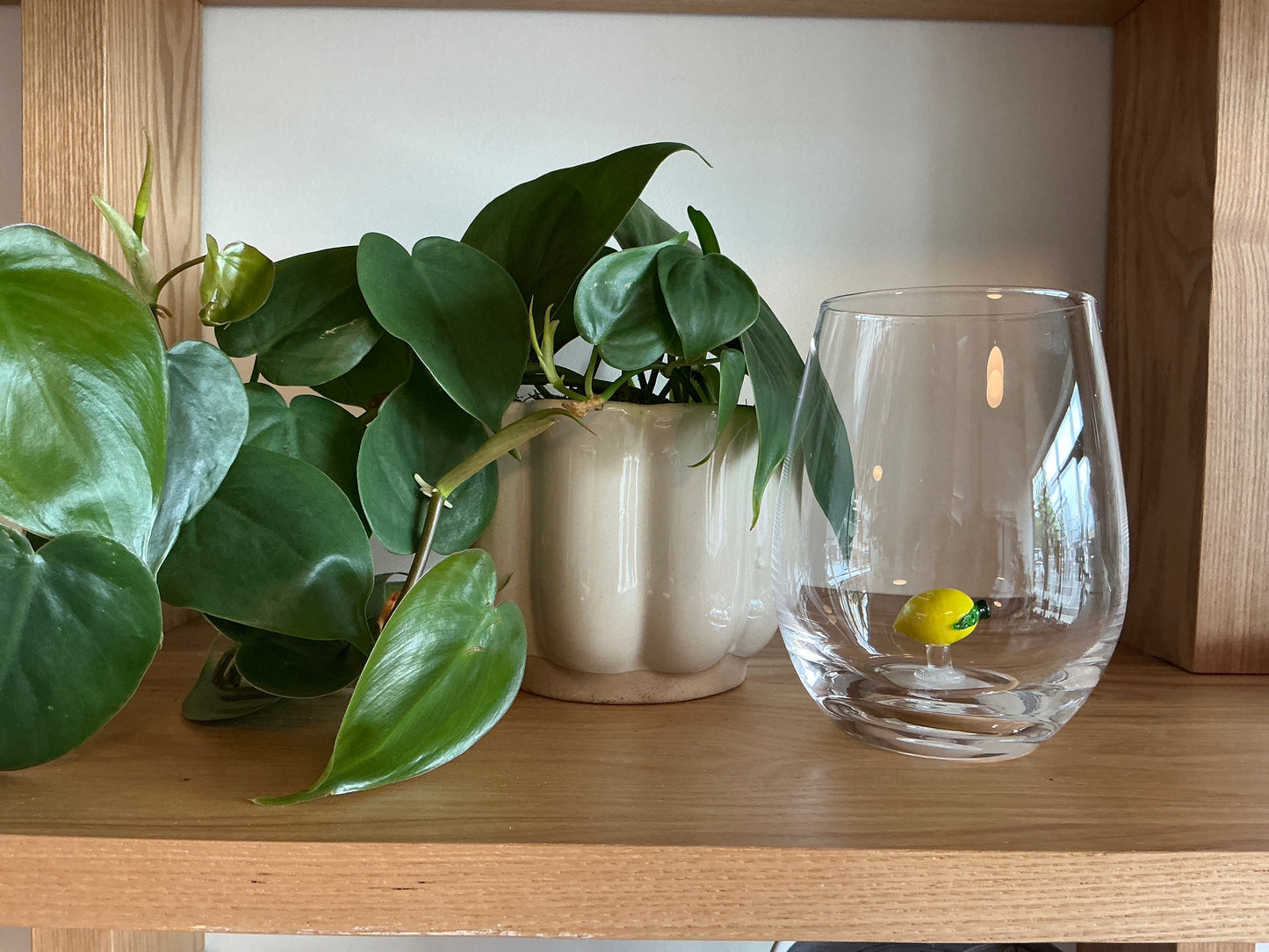 Wine Glass With Ornament