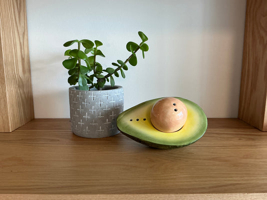 Avocado Salt and Pepper Shaker