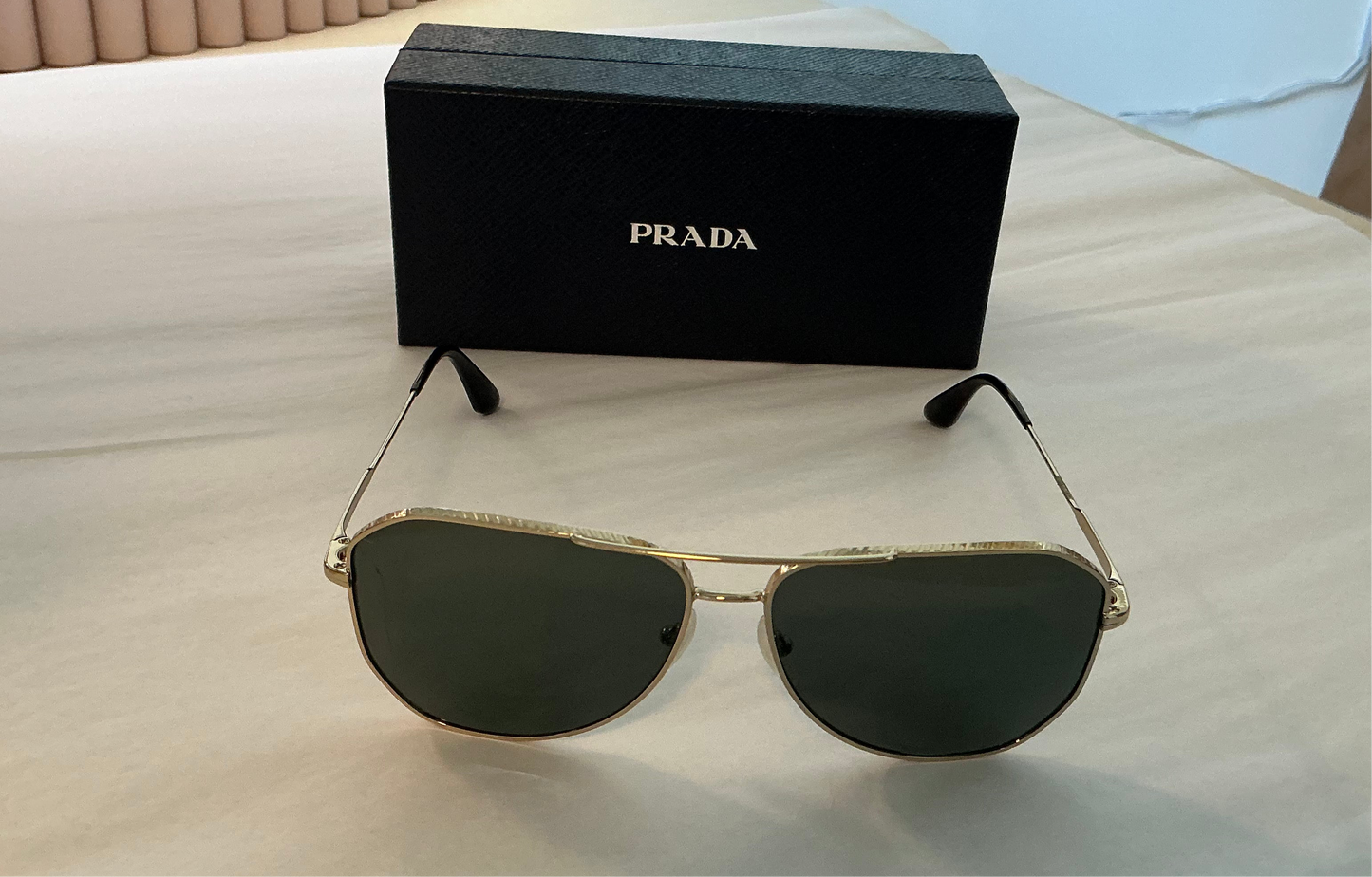 Prada Aviators: PR63y Size 61/14