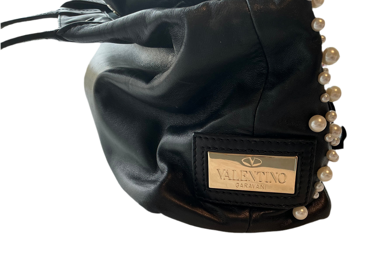 Valentino Petale Bag With Pearls
