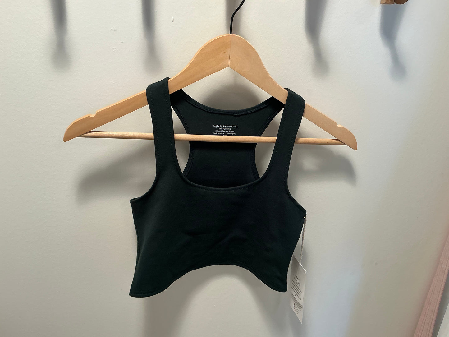 Deluxe High Crop Top: Downtown Betty