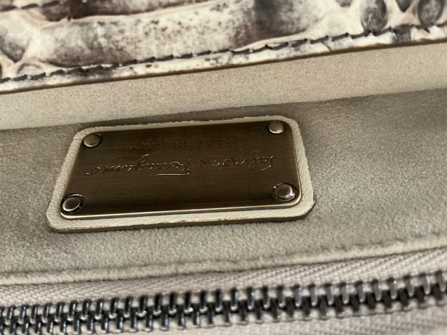 Ferragamo Clutch Snakeskin