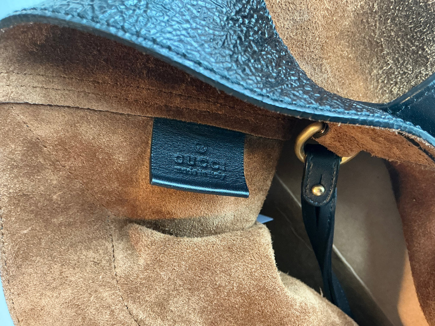Gucci S/S 2018 Ophidia Suede Tote Bag