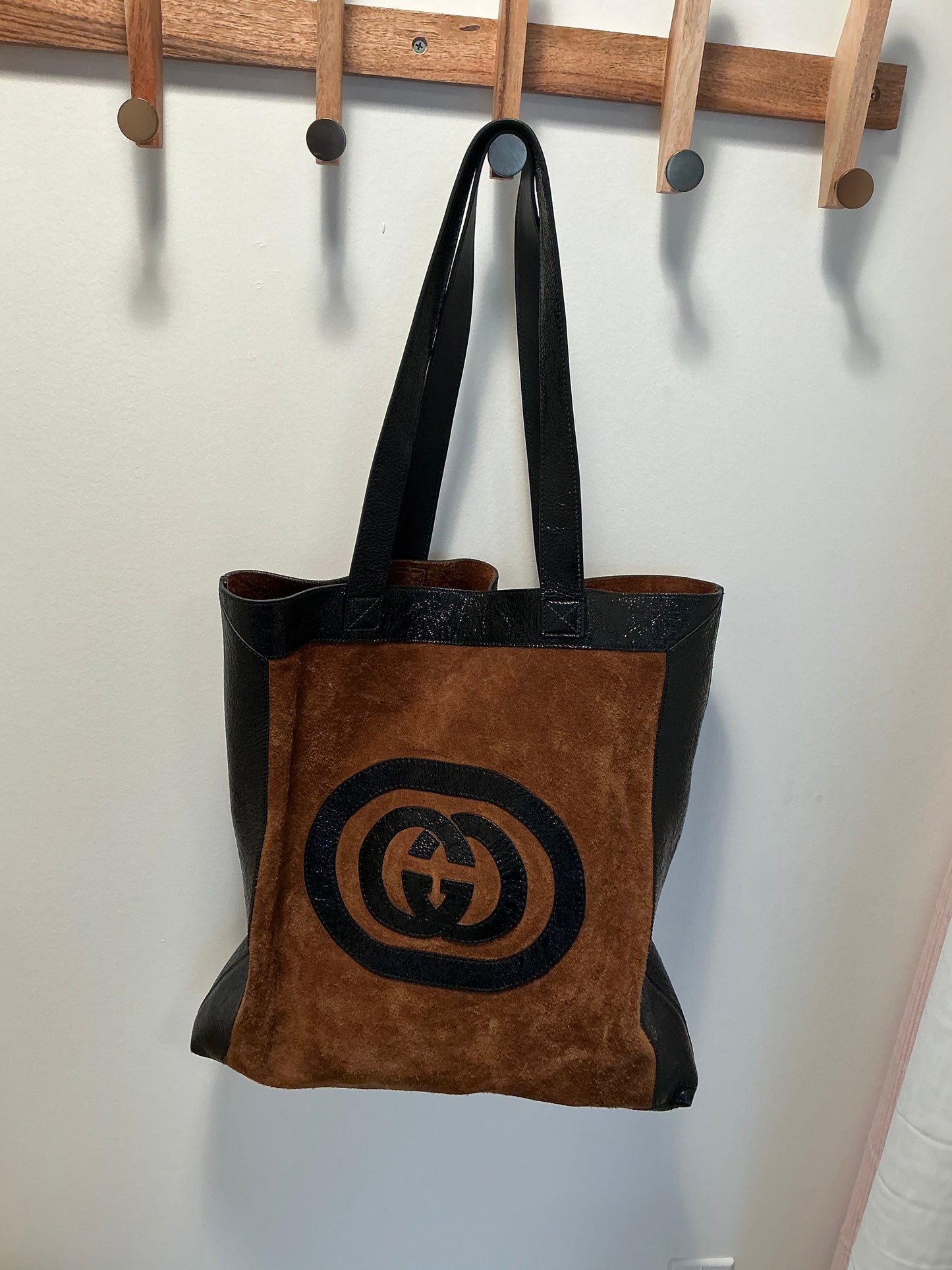 Gucci S/S 2018 Ophidia Suede Tote Bag