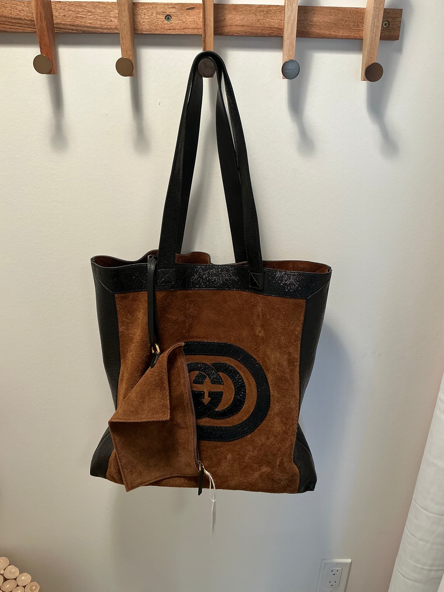 Gucci S/S 2018 Ophidia Suede Tote Bag
