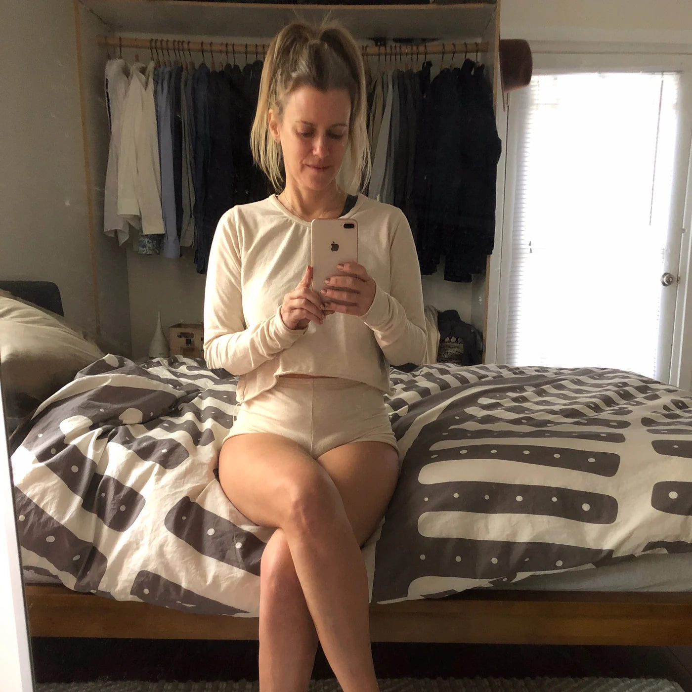 Moto Crop Top: Downtown Betty