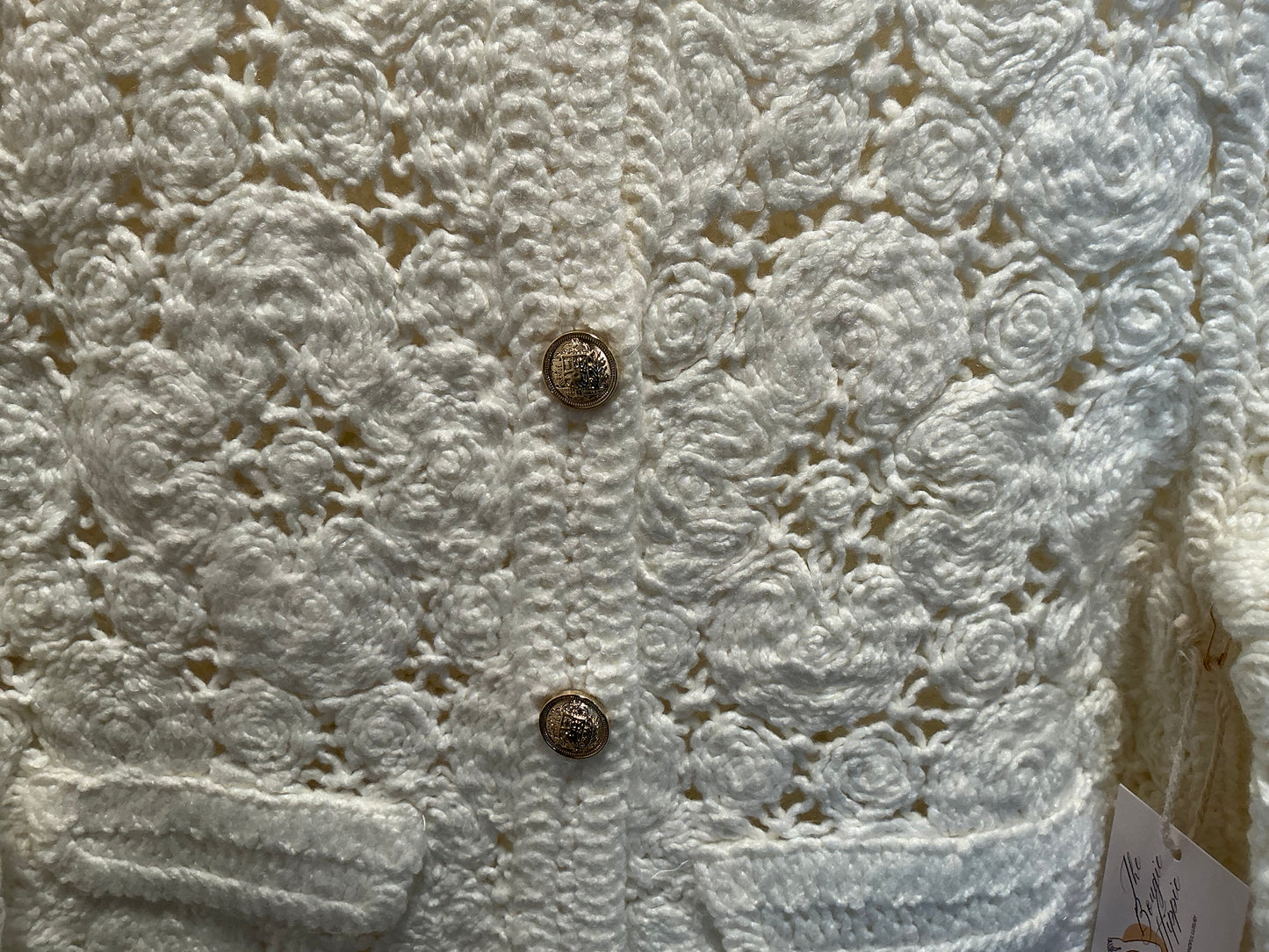 DAISY: Cream Cardigan
