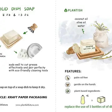 Plantish: Dish Soap Bar