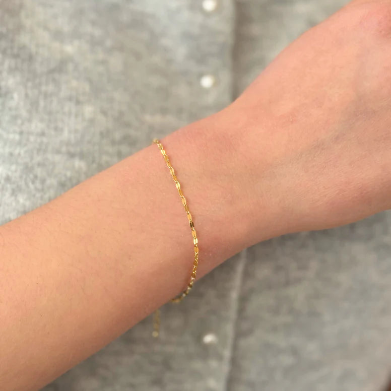 DAINTY GOLD SHIMMER BRACELET