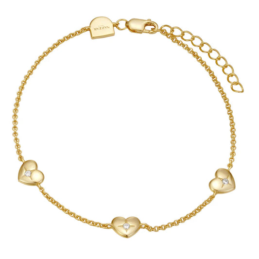 STARBURST HEART STATION BRACELET